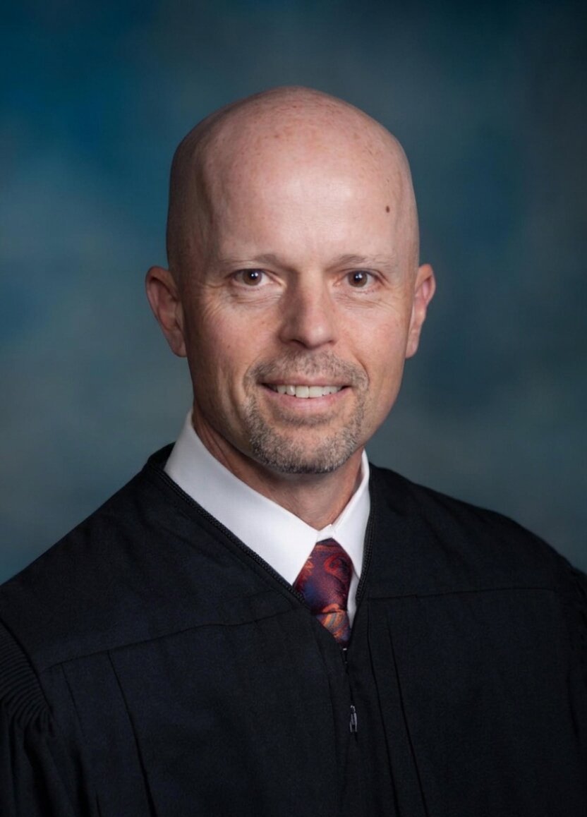 Justice Jerod Tufte, portrait in judicial robes